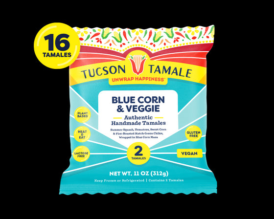 Vegan Blue Corn & Veggie - 16ct